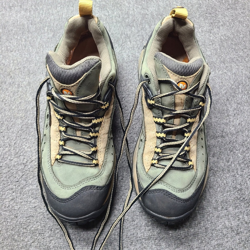 Merrell Reflex II GTX Hiking Shoes Womens 8.5 Green Taupe Excellent Gore-Tex - Picture 2 of 6
